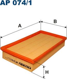 Filtron AP074/1 - Въздушен филтър parts5.com