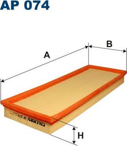 Filtron AP074 - Air Filter parts5.com