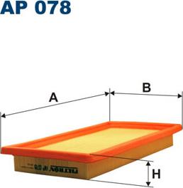 Filtron AP078 - Air Filter www.parts5.com