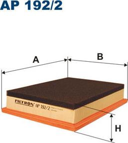 Filtron AP192/2 - Air Filter www.parts5.com