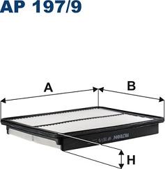 Filtron AP 197/9 - Air Filter www.parts5.com