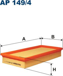 Filtron AP149/4 - Légszűrő www.parts5.com