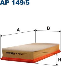 Filtron AP149/5 - Filtru aer www.parts5.com