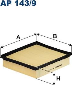 Filtron AP 143/9 - Luftfilter www.parts5.com