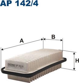 Filtron AP142/4 - Air Filter www.parts5.com