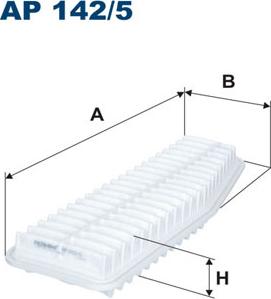 Filtron AP142/5 - Air Filter www.parts5.com