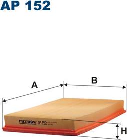 Filtron AP152 - Air Filter www.parts5.com