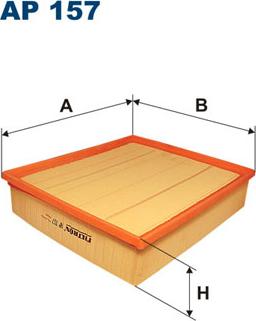 Filtron AP157 - Air Filter parts5.com