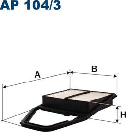 Filtron AP104/3 - Filter za vazduh www.parts5.com