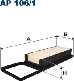 Filtron AP106/1 - Filter za vazduh www.parts5.com