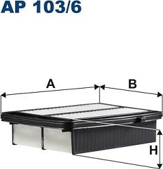 Filtron AP 103/6 - Air Filter www.parts5.com