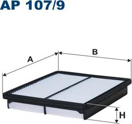 Filtron AP107/9 - Filtru aer www.parts5.com