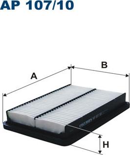 Filtron AP107/10 - Въздушен филтър www.parts5.com