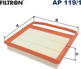 Filtron AP 119/1 - Vzduchový filter www.parts5.com