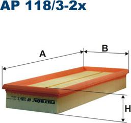 Filtron AP118/3-2x - Zracni filter www.parts5.com