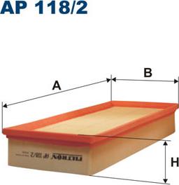 Filtron AP118/2 - Въздушен филтър www.parts5.com