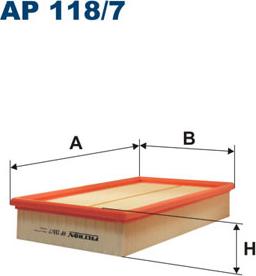 Filtron AP118/7 - Filtr powietrza www.parts5.com