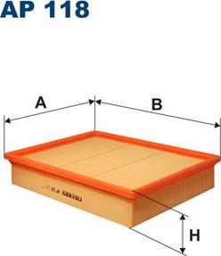 Filtron AP118 - Air Filter parts5.com