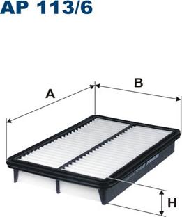 Filtron AP113/6 - Air Filter www.parts5.com