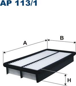 Filtron AP113/1 - Filtru aer www.parts5.com