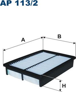 Filtron AP113/2 - Filtru aer www.parts5.com