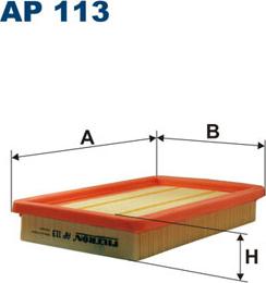 Filtron AP113 - Air Filter www.parts5.com