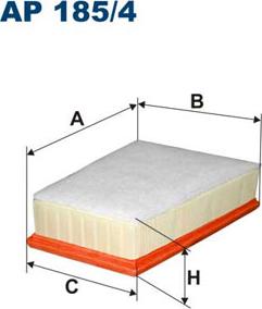 Filtron AP185/4 - Въздушен филтър www.parts5.com