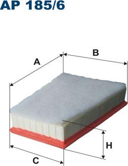 Filtron AP185/6 - Φίλτρο αέρα www.parts5.com
