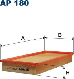 Filtron AP180 - Air Filter www.parts5.com