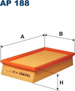 Filtron AP188 - Légszűrő www.parts5.com