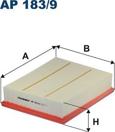 Filtron AP 183/9 - Filtr powietrza www.parts5.com