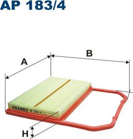 Filtron AP183/4 - Filtru aer www.parts5.com