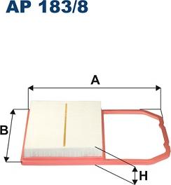 Filtron AP 183/8 - Filtru aer www.parts5.com