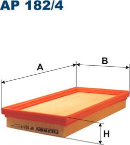 Filtron AP182/4 - Air Filter www.parts5.com