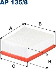 Filtron AP135/8 - Zracni filter parts5.com