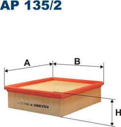 Filtron AP135/2 - Ilmansuodatin www.parts5.com