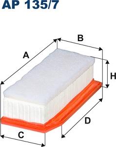 Filtron AP135/7 - Zracni filter parts5.com