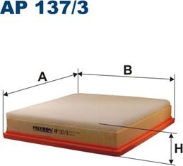 Filtron AP137/3 - Air Filter www.parts5.com