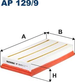 Filtron AP129/9 - Vzduchový filtr www.parts5.com