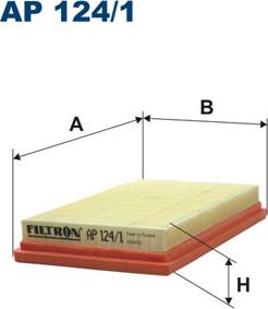 Filtron AP124/1 - Zracni filter parts5.com