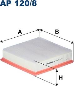 Filtron AP 120/8 - Filtru aer www.parts5.com