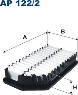 Filtron AP122/2 - Air Filter www.parts5.com