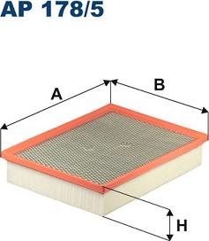 Filtron AP 178/5 - Air Filter www.parts5.com