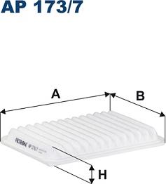 Filtron AP 173/7 - Filtru aer www.parts5.com