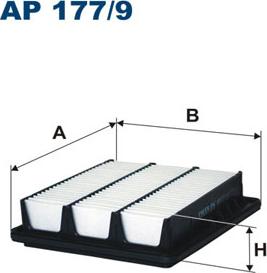 Filtron AP177/9 - Air Filter www.parts5.com