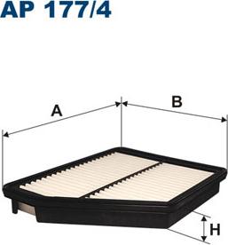 Filtron AP177/4 - Air Filter www.parts5.com