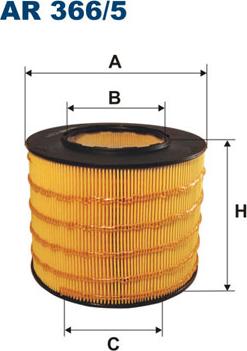 Filtron AR366/5 - Air Filter www.parts5.com