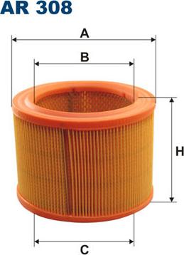 Filtron AR308 - Air Filter www.parts5.com