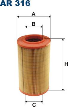 Filtron AR316 - Ilmansuodatin www.parts5.com