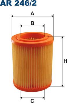 Filtron AR246/2 - Air Filter www.parts5.com